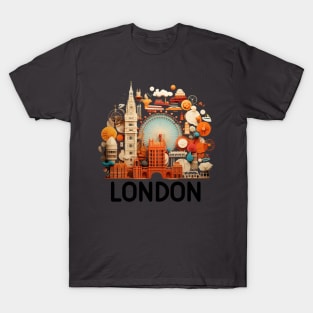 London city design - 3d - art and craft T-Shirt